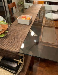 Glass only - Dining Table Glass Only 90 X 40 X 1/2