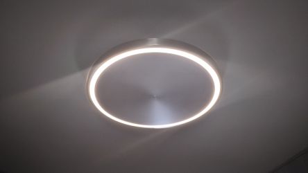 Brushed Nickel Flushmount Light - 20.5" Diameter
