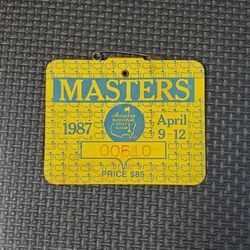 1987 Masters Badge 