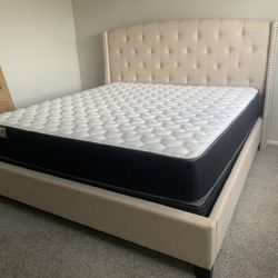 $699 Brand New King Bed Frame With Mattress (Read Description Below)