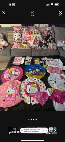 Hello Kitty, party supplies