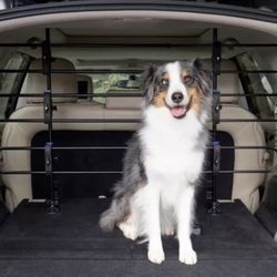 PetSafe Happy Ride Metal Car Barrier For Dogs- Black