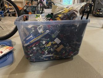Large bin Of Legos