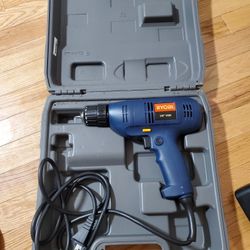 Ryobi Drill With Case Working Well Corded