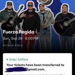 Fuerza Regida Tickets 