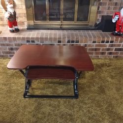 Desktop To Stand Up Computer Table Adjust Up And Down
