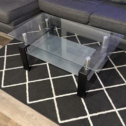 Rectangular Glass Coffee Table