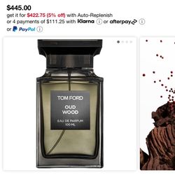 Tom Ford Oud Wood 100 Ml