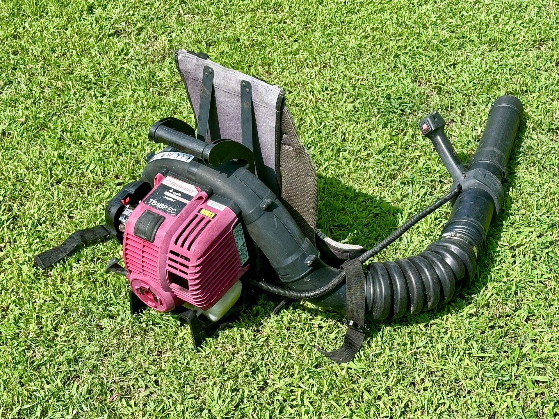 4 Cycle Troy Built Backpack Blower