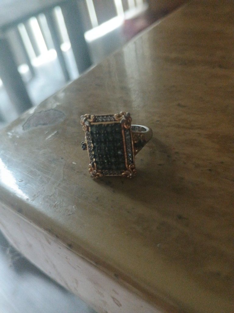 Ring Gold And Silver 925