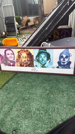Wizard of Oz framed Art Andy Warhol style