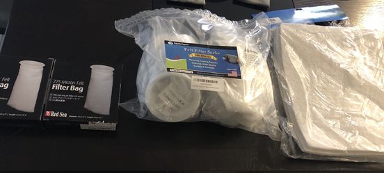Lots of Filter Socks for Aquarium