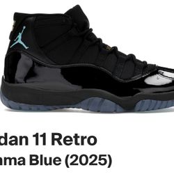 Jordan 11 Retro Gamma Blue Size 11