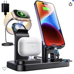 4 in 1 Charging Station for Multiple Devices Apple,Samsung