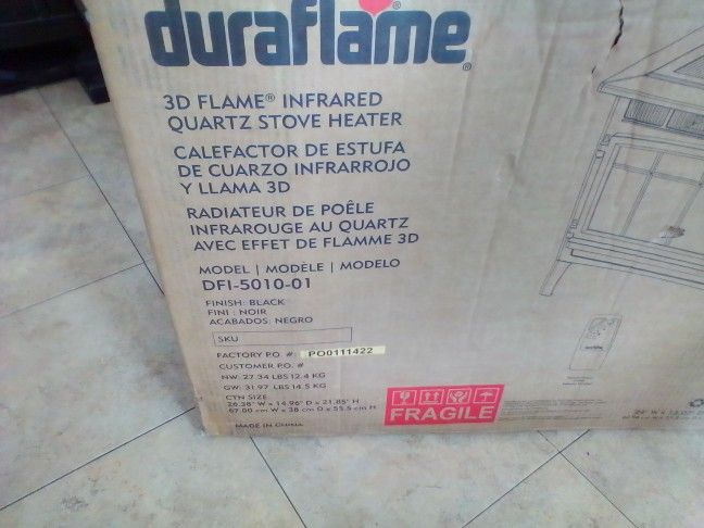 Duraflame 3D Electric Fireplace