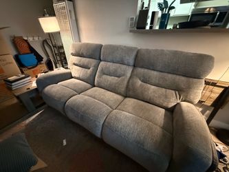 86" Power Reclining Sofa - less than 1 year old!