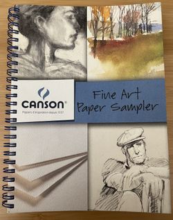 DISCONTINUED Canson Fine Art Paper Sampler - Spiral-bound, 6.5” x 8.5”