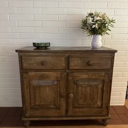 Primitive Pine Cabinet 