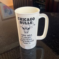 Vintage 1989 Chicago Bulls Playoffs Cup