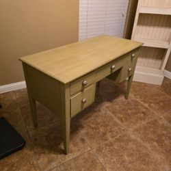 Old Solid Wood Desk