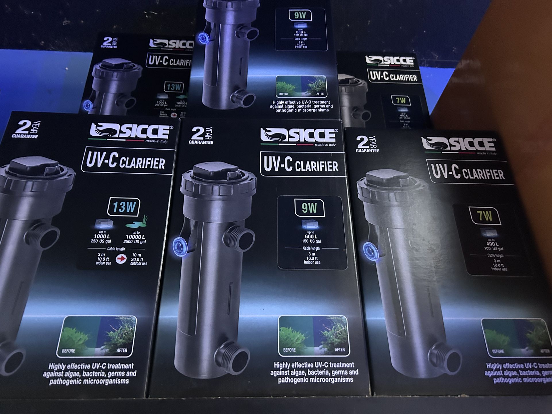 Since Ultra Violet Clarifier Aquarium Filter 7 Watts