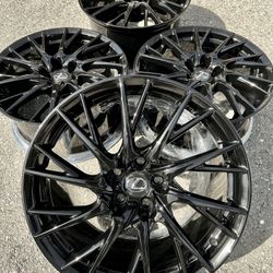 Oem Factory 19” Lexus RC-F BBS Forged F Sport Black Wheels Rims Rines