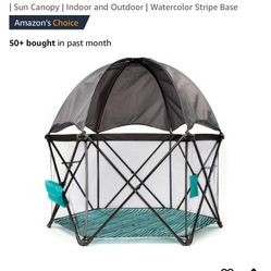Play Pen With Canopy 