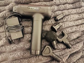 Tyiaus Handheld Deep Tissue Massager Black