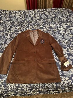 Brown Corduroy Blazer Sport Coat with Tags