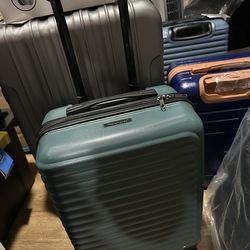 Green 20” carry on luggage