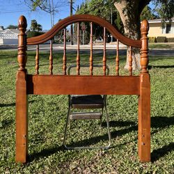Lexington Solid Wood Vintage Twin Bed Spindle Headboard Farmhouse 