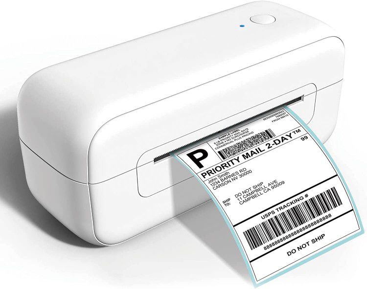 Label Printer, Shipping Label Printer, Desktop Label Printer for Mac Windows Chromebook, Thermal Printer Compatible with Amazon, Ebay, Shopify, Etsy, 
