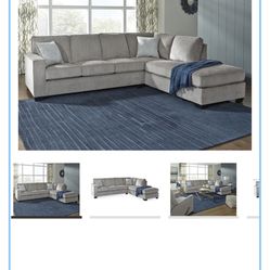 Sectional And Ottoman 