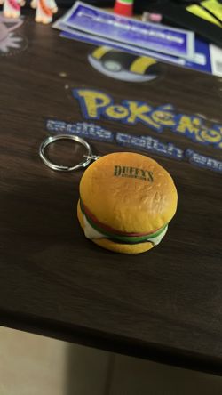 Cheeseburger Keychain