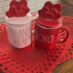 Rae Dunn Valentines Day Cups 
