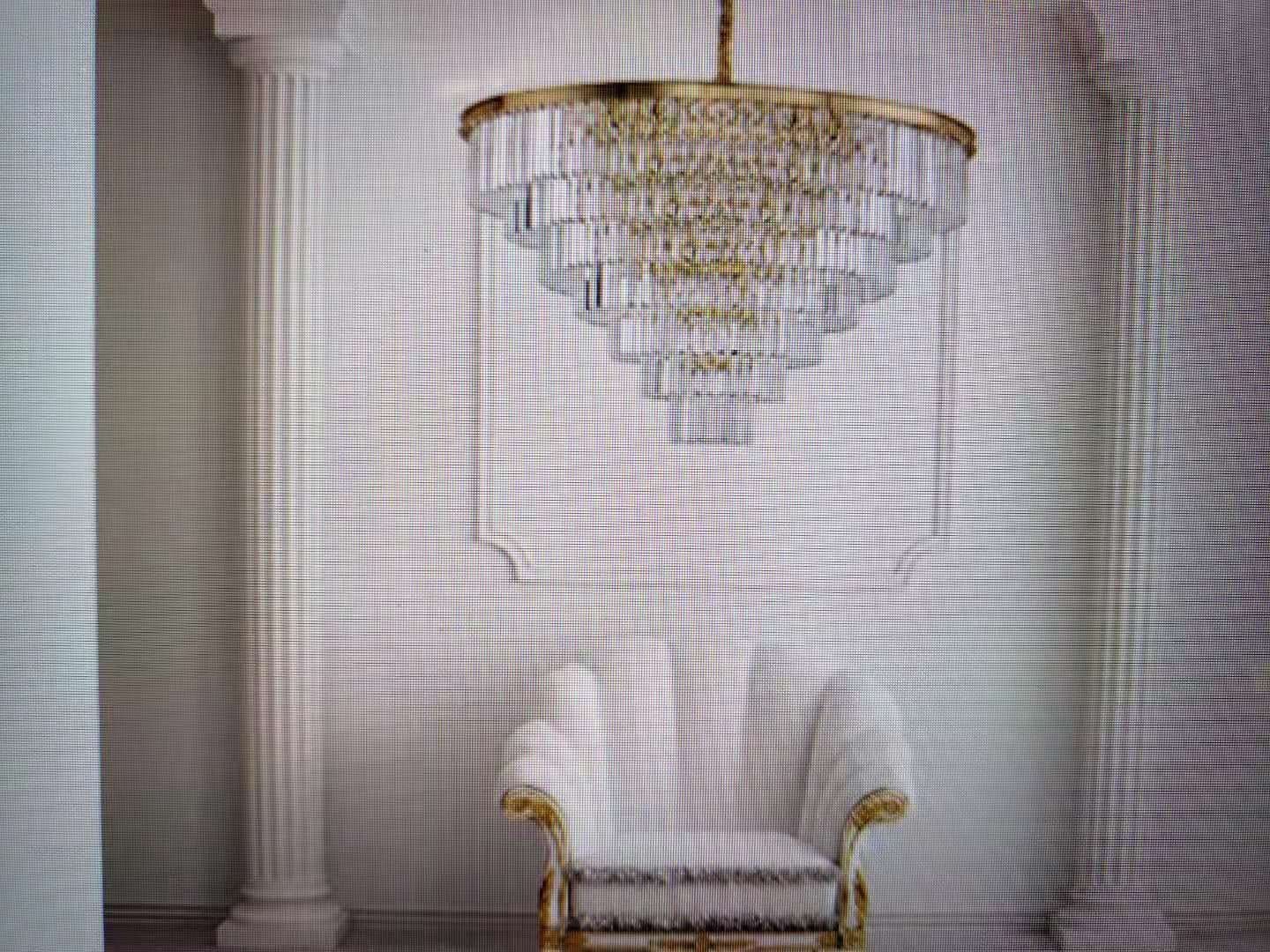 🏆Over $1000 l Beautiful luxury light now only $850 Don’t missing out  MEELIGHTING 24 Lights Empress Crystal Chandelier Lighting Modern Contemporary C