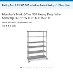 48" Wire Rack / Cart