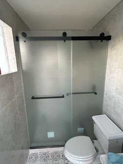 Frameless Sliding Glass Shower Door