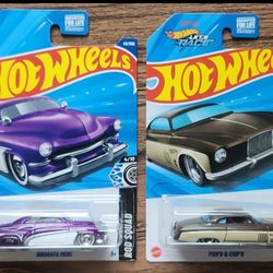 Hot Wheels Super Treasure Hunt Hirohata Merc And Fish'd Chip'd Treasure Hunt