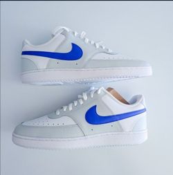 Nike Court Vision Low - White/Royal Blue - Men's Size 11 - New