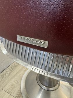 Two BELMONT antique Barber chairs