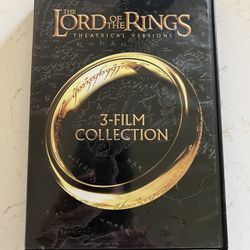 Lord Of The Rings 3 Film Trilogy  DVD 