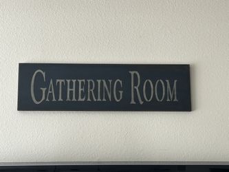 Dark Blue With Grey Lettering