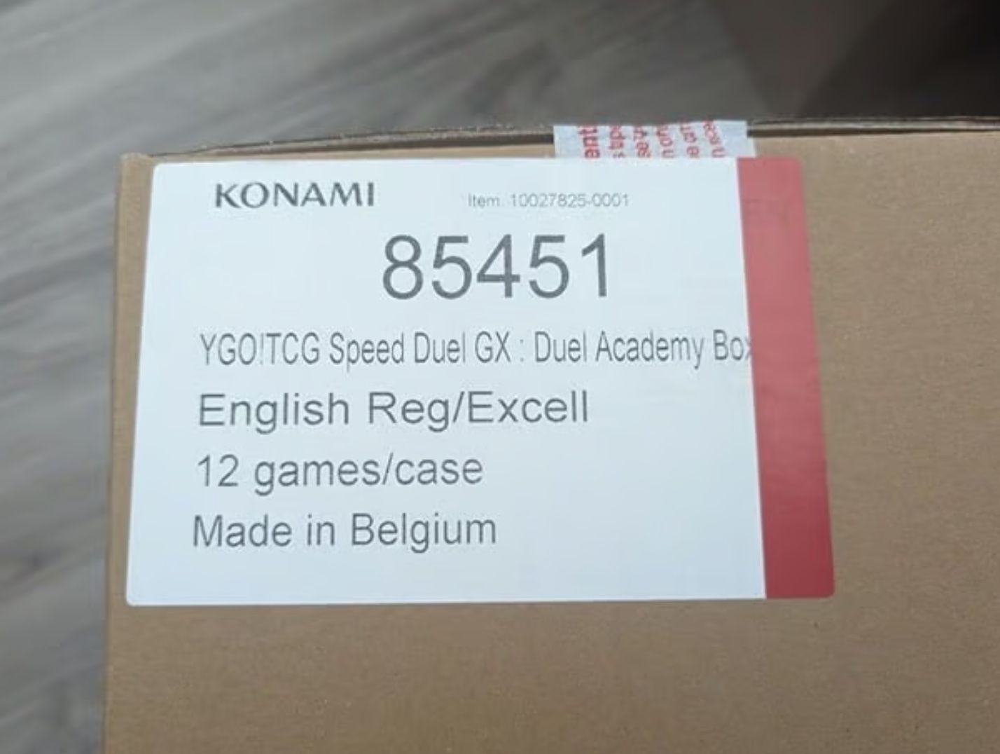 Yugioh Speed Duel GX: Duel Academy - Factory Sealed Case of 12 Boxes - New