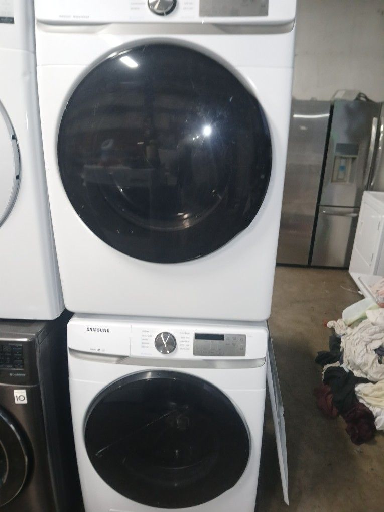 Samsung Washer And Dryer Set Electric Extra Large Capacity