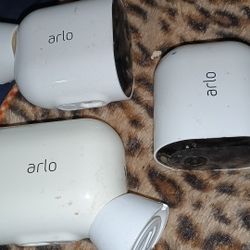 Arlo Wireless Cameras (3) All For $80.