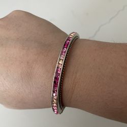 Brighton Pink Spectrum Hinged Bangle