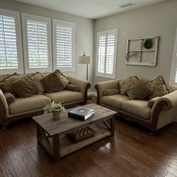 Sofa and Loveseat 