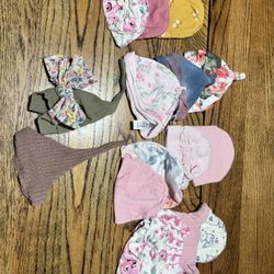 Baby Girl Hats Bundle 2 - 16 sized from 0m-6m