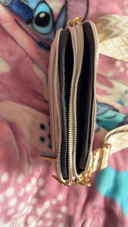 Chic cream crossbody bag